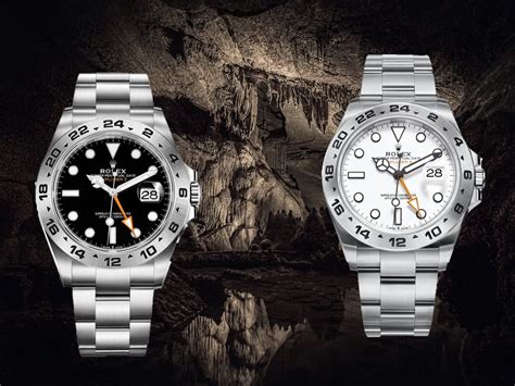 rolex explorer 2 schwarz oder weiss|Rolex Explorer II .